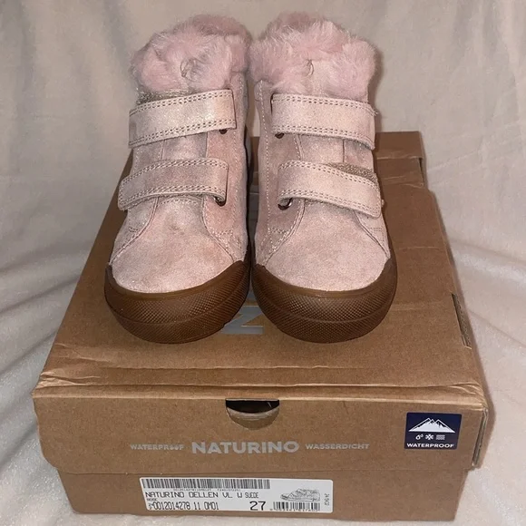 NWT NATURINO DELLEN VL Glittery suede boots in Lilac - Picture 8 of 16